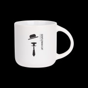 Strata Coffee Mug/White