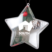 Clear Star Shaped Ornament