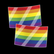 Classic Pride Flag Stickers