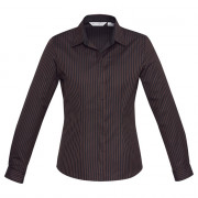 Ladies Reno Stripe Long Sleeve Shirt
