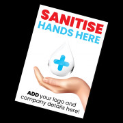 Hand Sanitiser Location Sign
