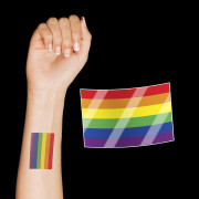 Rainbow Pride Flag Temporary Tattoo