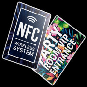 Printed Flat Sticker RFID Card