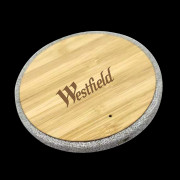 Eco Wooden Wireless Charger Round