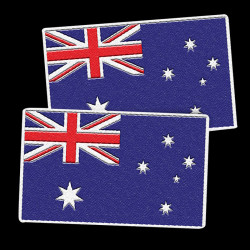 Australia Flag Patches, Iron On Patch