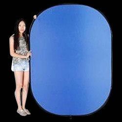 Green/Blue Reversible Photo Background & 3m Portable Stand