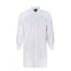 Long Sleeve Food Industry Dustcoat With Internal Pockets