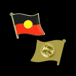 Aboriginal Flag Classic Lapel Pin