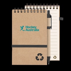 Eco Notepad Recycled Paper Spiral bound with Z244