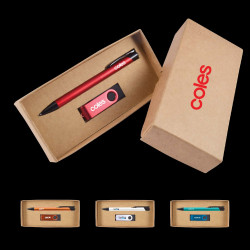 Cape Pen & 4GB USB Cardboard Gift Set