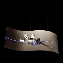 S-Curved Stretch Hanging Pendant Banner