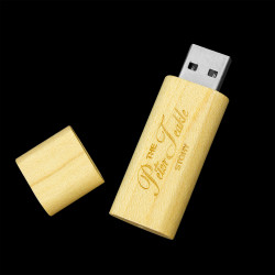 USB Eco Wood Rectangle