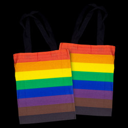 Rainbow Pride Flag Cotton Tote Bag