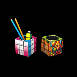 Rubik's Pen Holder 3D Calendar