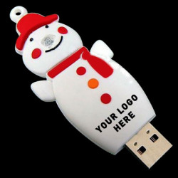 PVC USB Christmas Drives