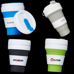 Collapsible Silicone Coffee Cup