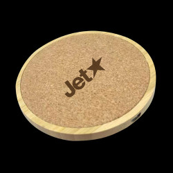 Eco Cork Wireless Charger Round