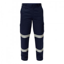 Reflective Mid Weight Cargo Cotton Drill Trouser