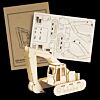 Laser Cut Excavator Wooden Model