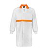 Long Sleeve Food Industry Dustcoat With Contrast Collar