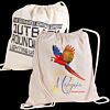 Calico Library Backpack with Drawstrings 200 GSM