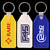 Long Hexagon Plastic Keyring