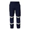 Stretched Cargo Pants With Segmented Tape