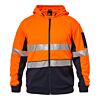 Peak Hi Vis Two Tone Hoodie With Tape