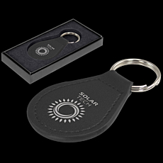 Prince Leather Key Ring Round