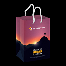 Full Colour Small Laminated Paper Carry Bag