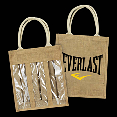 Serena Jute Triple Wine Carrier