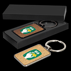 Santo Key Ring - Rectangle