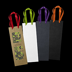 Champagne Ribbon Handle Paper Bag