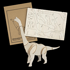 BRANDCRAFT Brachiosaurus Wooden Model