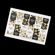 Sticker Sheet 40x80mm Rectangle - Matte