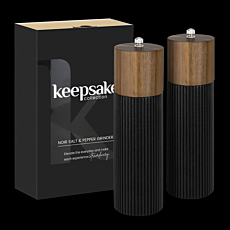 Keepsake Noir Salt and Pepper Grinders