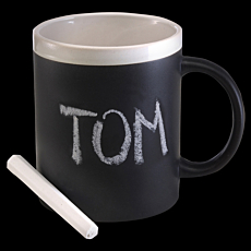Stoneware Mug With Chalks