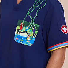 The Wiggles Vines Scrub Top Men's