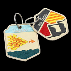 Embroidered Keyrings