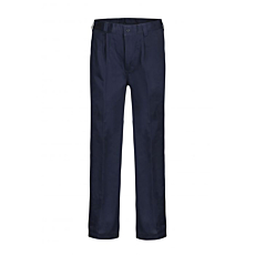 Classic Pleat Cotton Drill Trouser