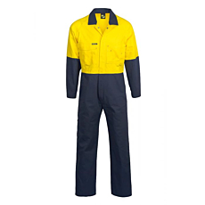 Two Tone Cotton Drill Coveralls