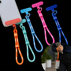 Adjustable Wristlet Phone Holder Lanyard