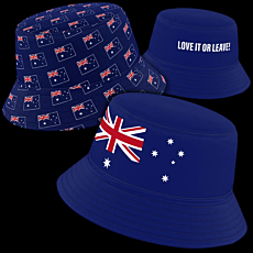 Reversible Australia Flag Bucket Hats