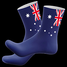 Australian Flag Socks