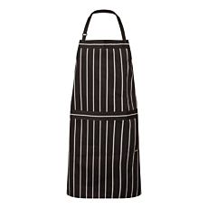 Cafe Stripe Apron Wth Pkt