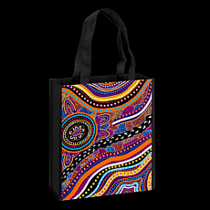 "Generations" Calico Tote with Gusset