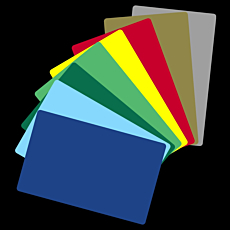 Coloured PVC Cards