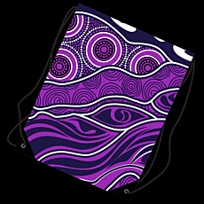 Custom NAIDOC Drawstring Backpacks