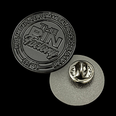 25mm Moulded - Shiny Black Nickel Base
