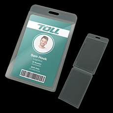 54x88mm Portrait Hinged ID Holder
